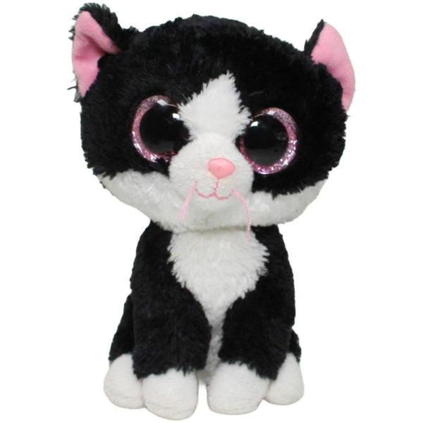 Kleine schwarzweiße Katze Pepper