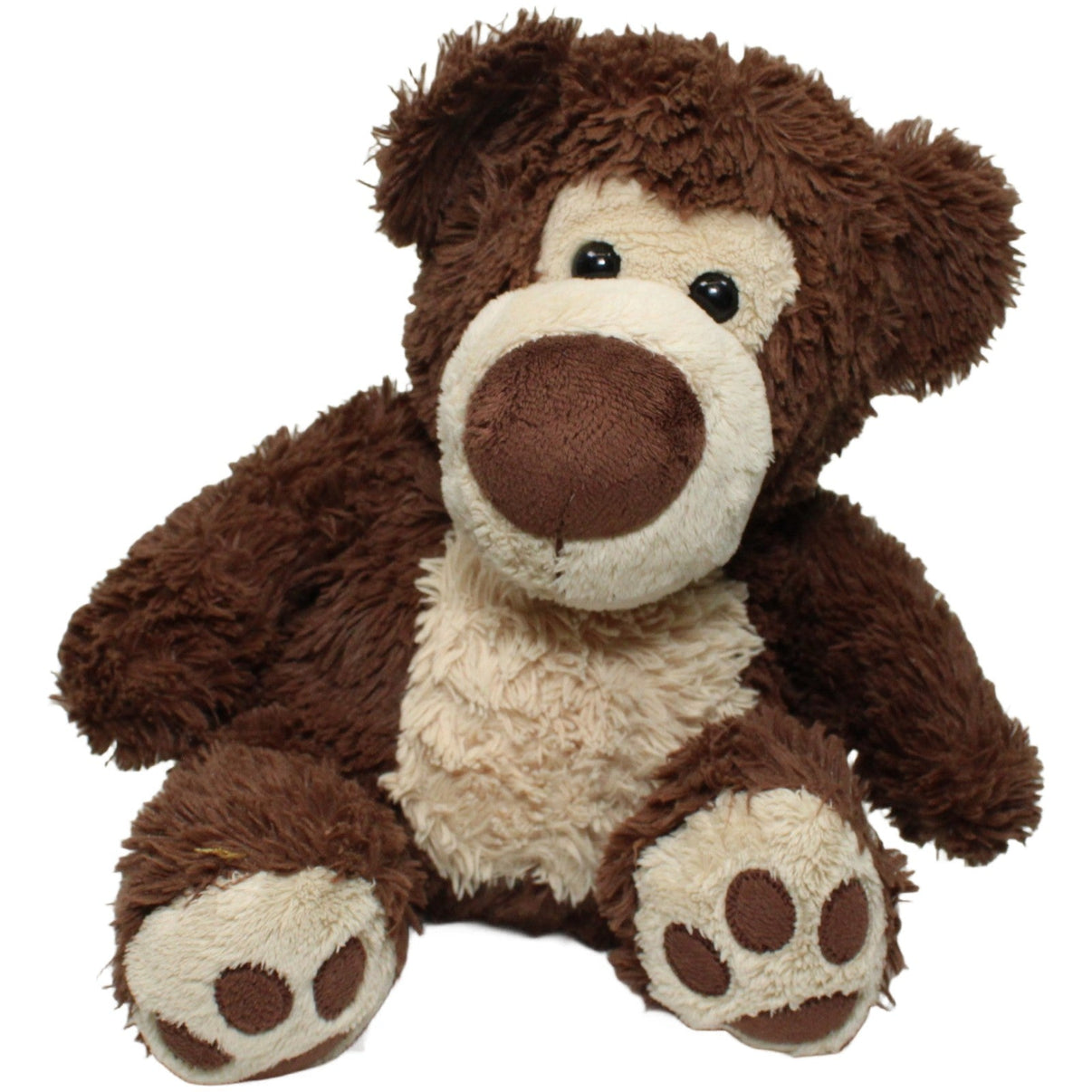 123000025202 Brand Loyalty Big Nose Buddies, sitzender Bär Kuscheltier Kumpel Leo 25cm Beige Braun