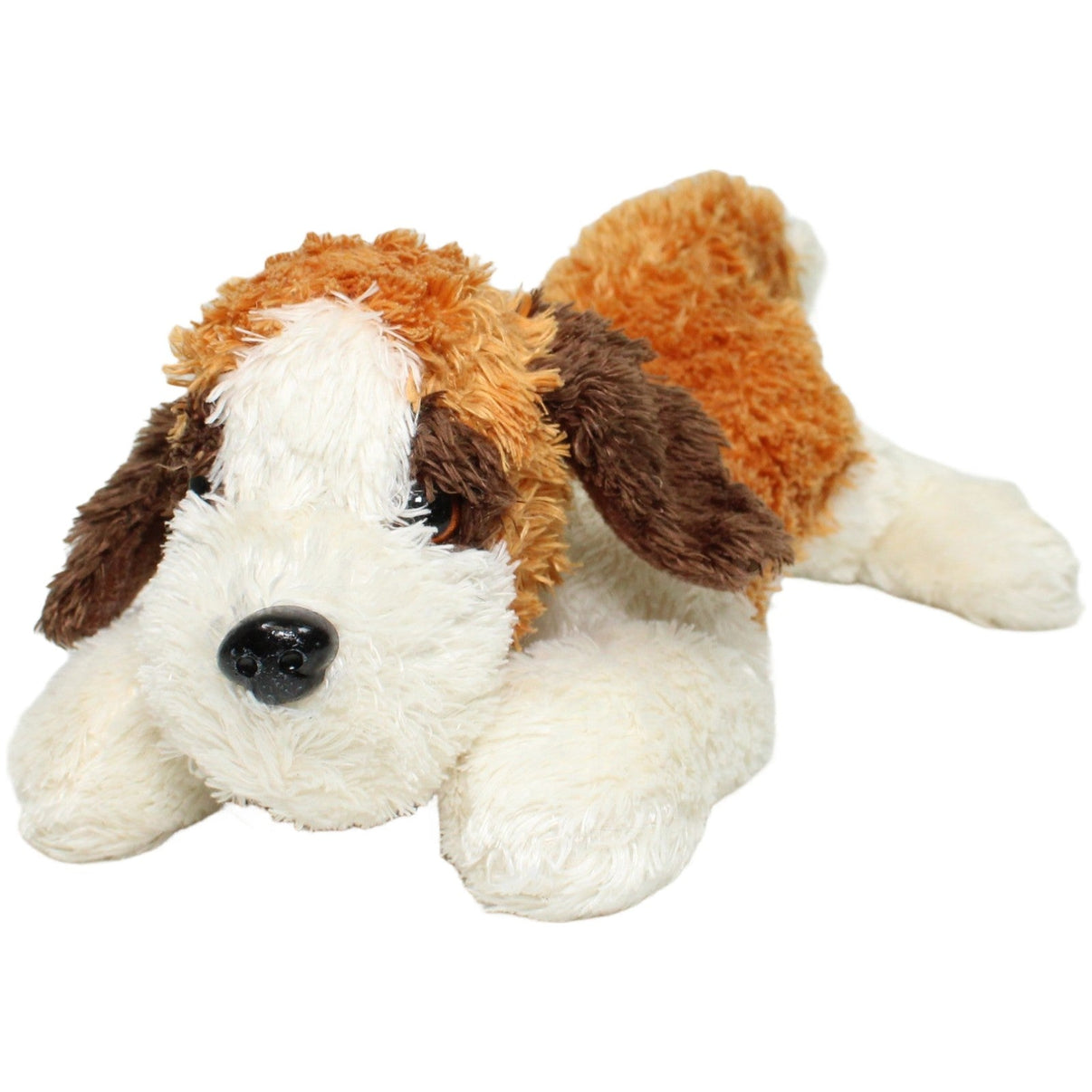 123000025206 K.E. Mathiasan Animal World, liegender Hund Kuscheltier Kumpel Leo 26cm Braun ebay-stofftiere