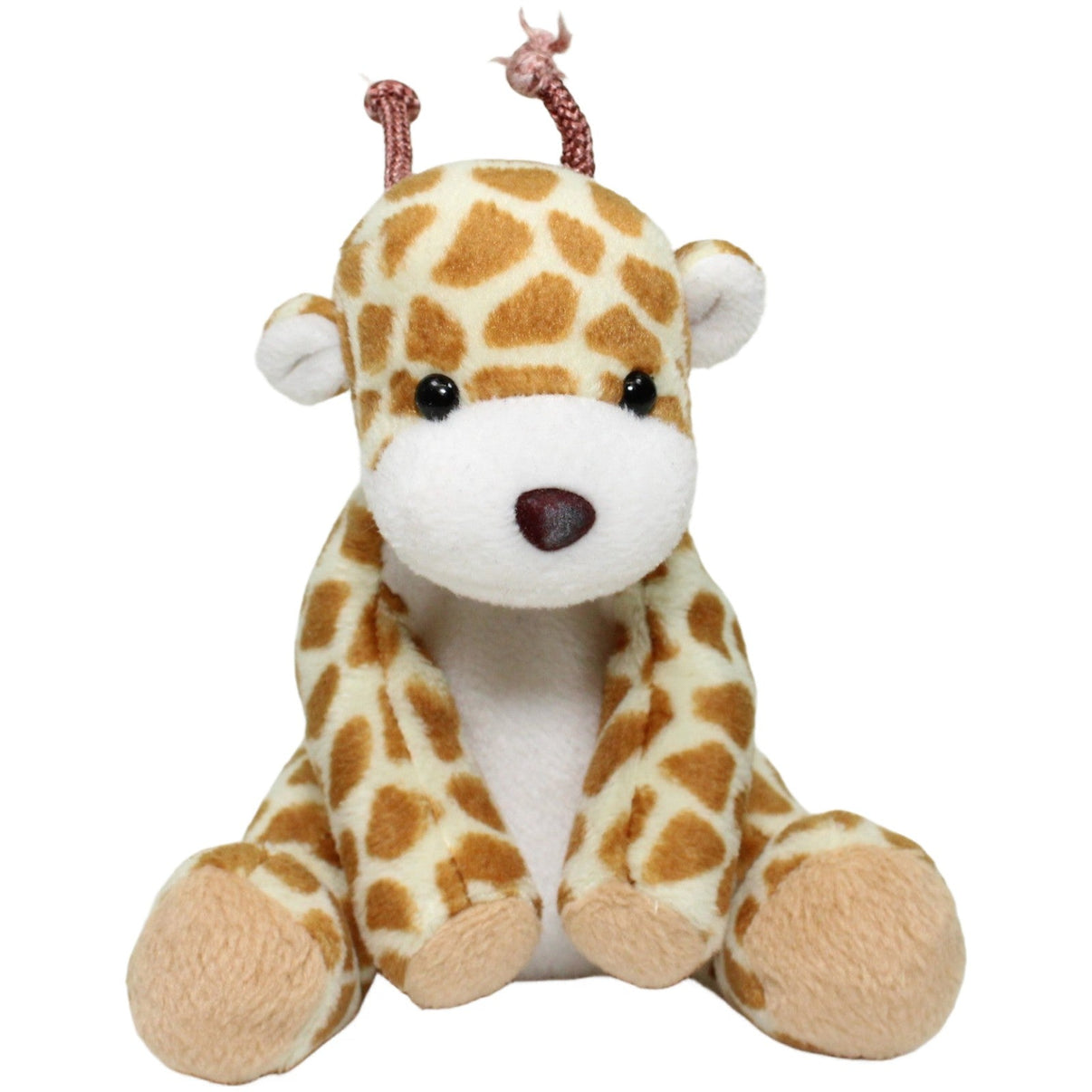 123000025208 Förster Stofftiere Kleine Giraffe, sitzend Kuscheltier Kumpel Leo 15cm Beige Braun