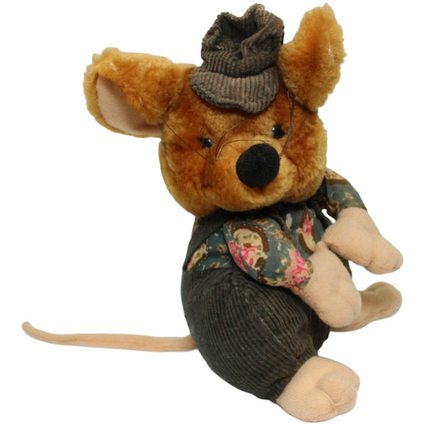 Maus mit Mütze, sitzend