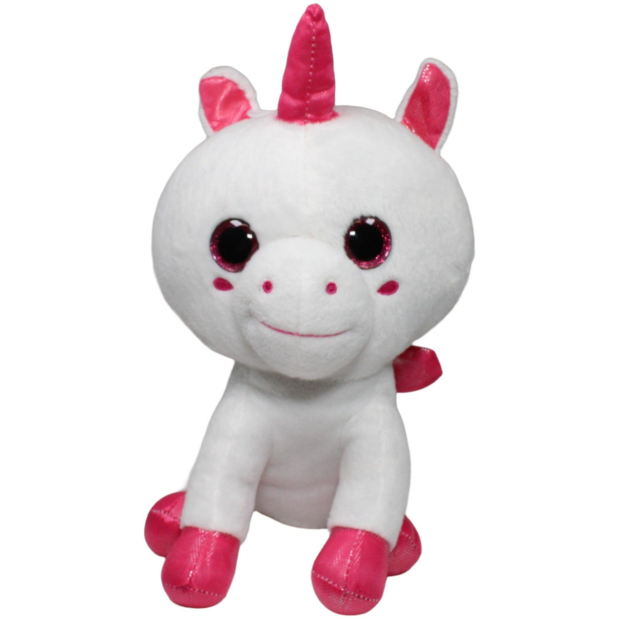 123000025247 Toy Trade Großes Einhorn, weiß-pink Kuscheltier Kumpel Leo 35cm ebay-stofftiere Einhorn