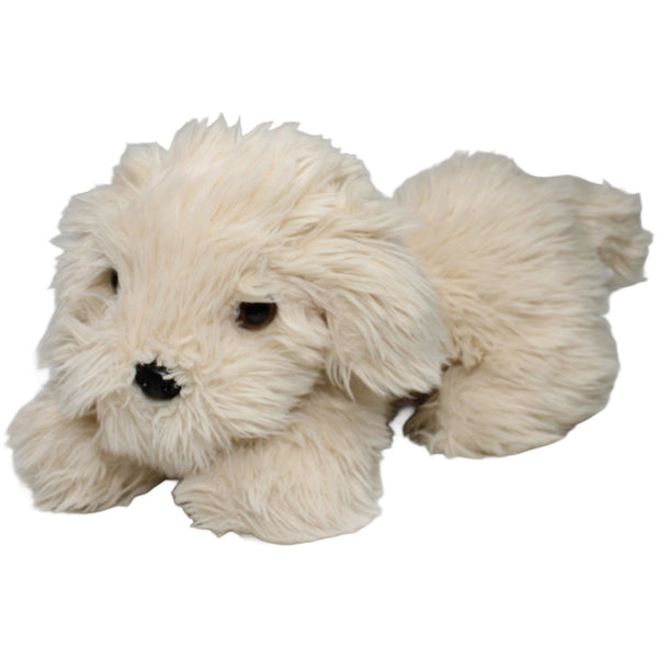 Großer zotteliger Hund, beige