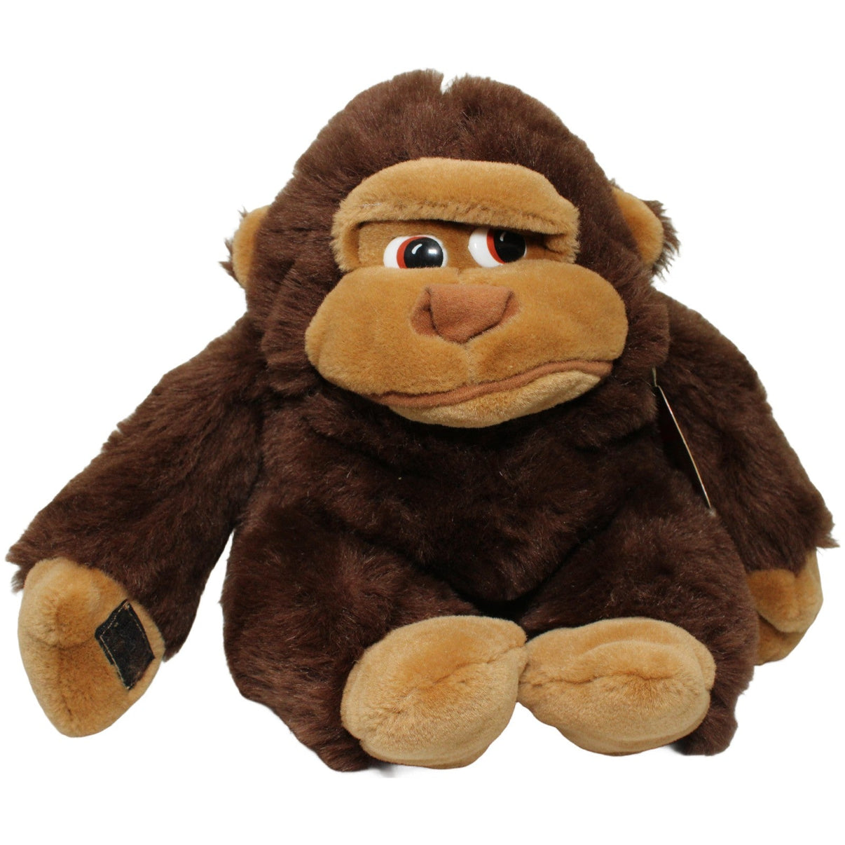123000025272 EBO Plüschtiere Großer Gorilla, sitzend Kuscheltier Kumpel Leo 25cm _Vintage_ Affe