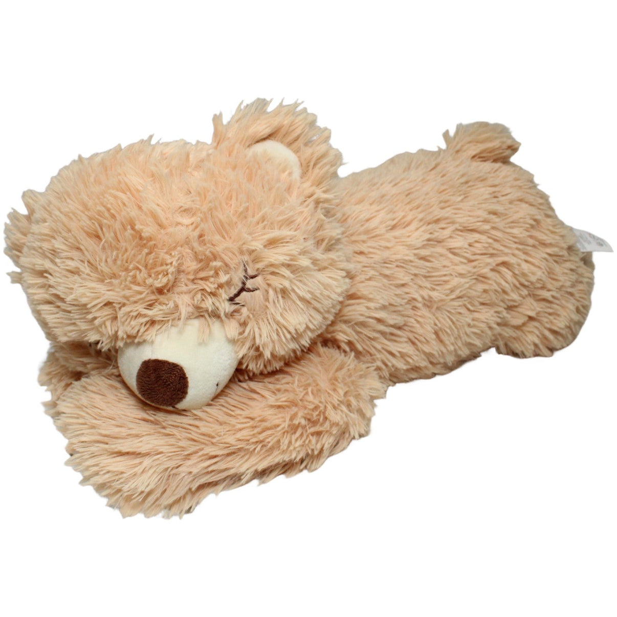 123000025278 Pepco XL schlafender Zottelbär Kuscheltier Kumpel Leo 50cm Beige Braun
