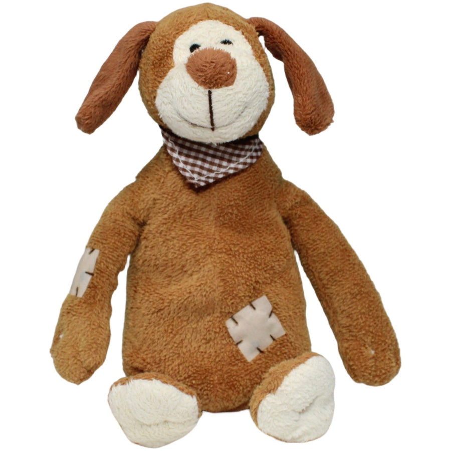 Süßer brauner Hund mit Halstuch