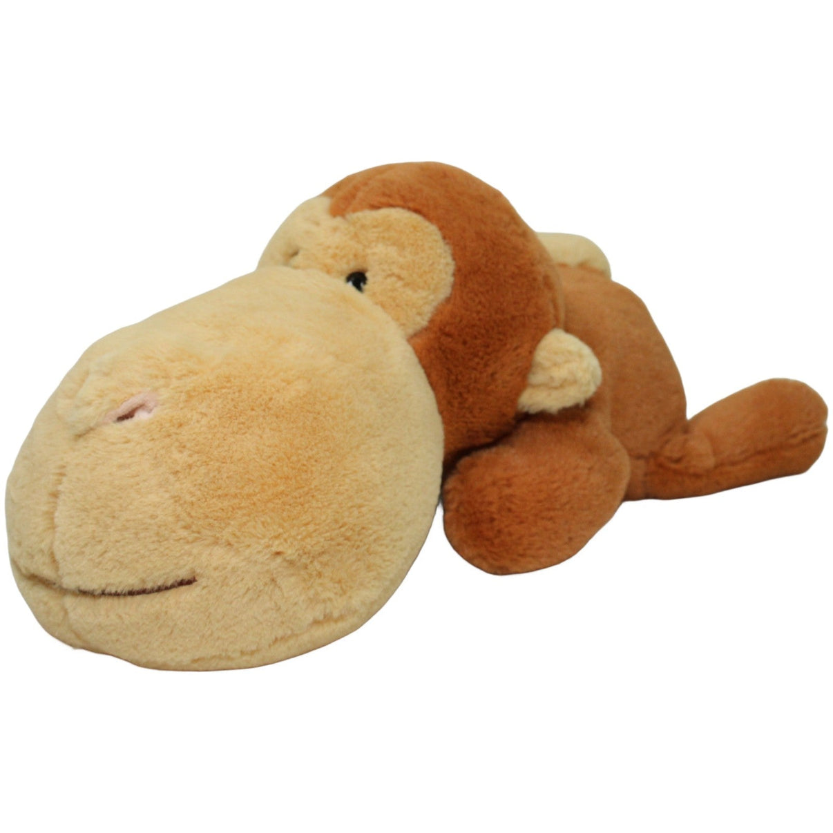 123000025282 De.Car2 Affe mit riesigem Mund, liegend Kuscheltier Kumpel Leo 35cm Affe Beige