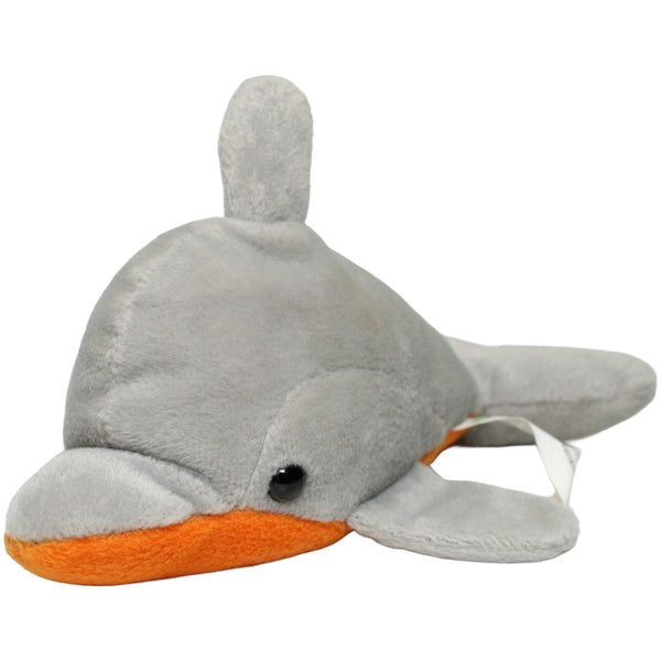 Grauer Delfin mit orangefarbenem Bauch