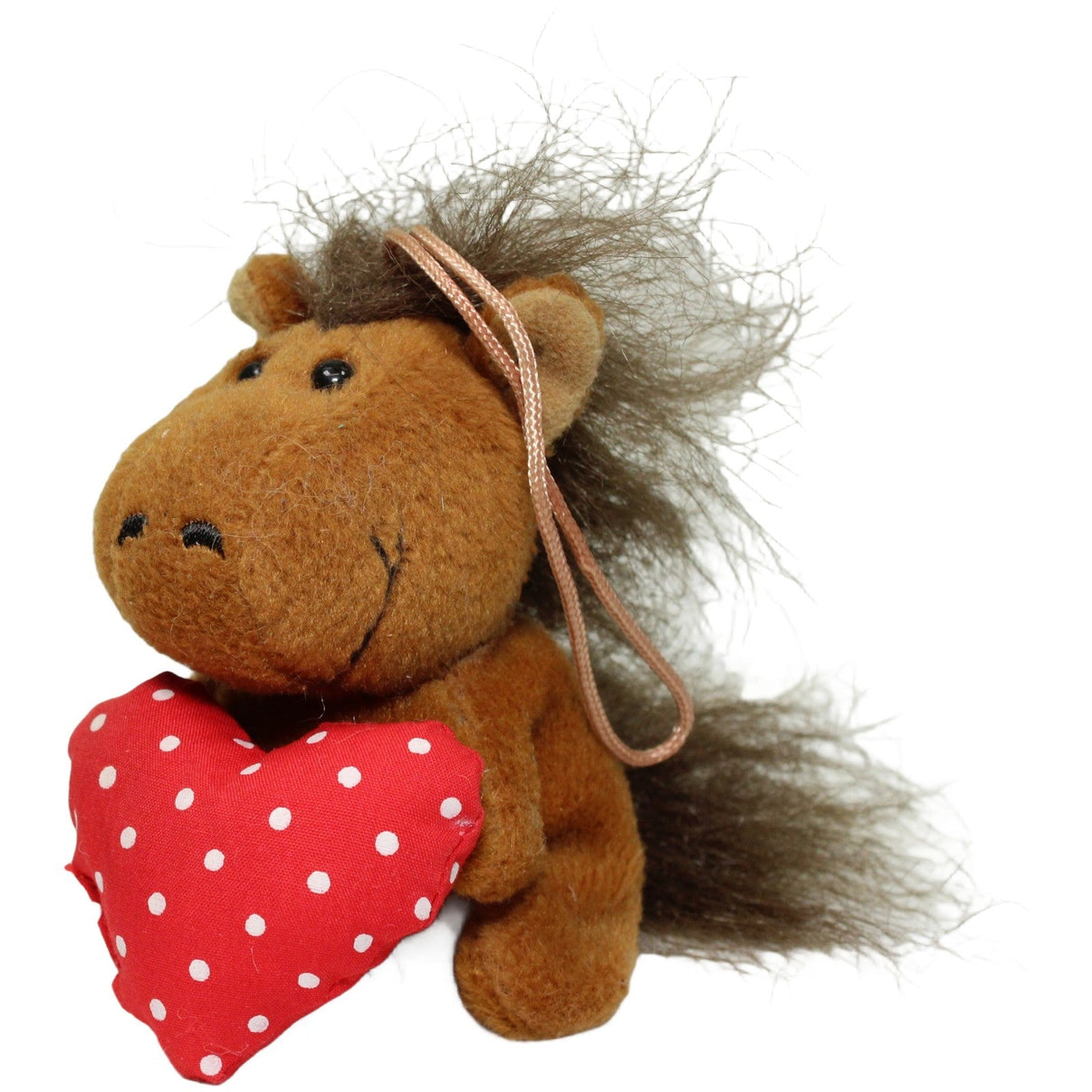 123000025346 W. Steinbeck Mini Pferd mit Herz Kuscheltier Kumpel Leo 8cm Braun ebay-stofftiere