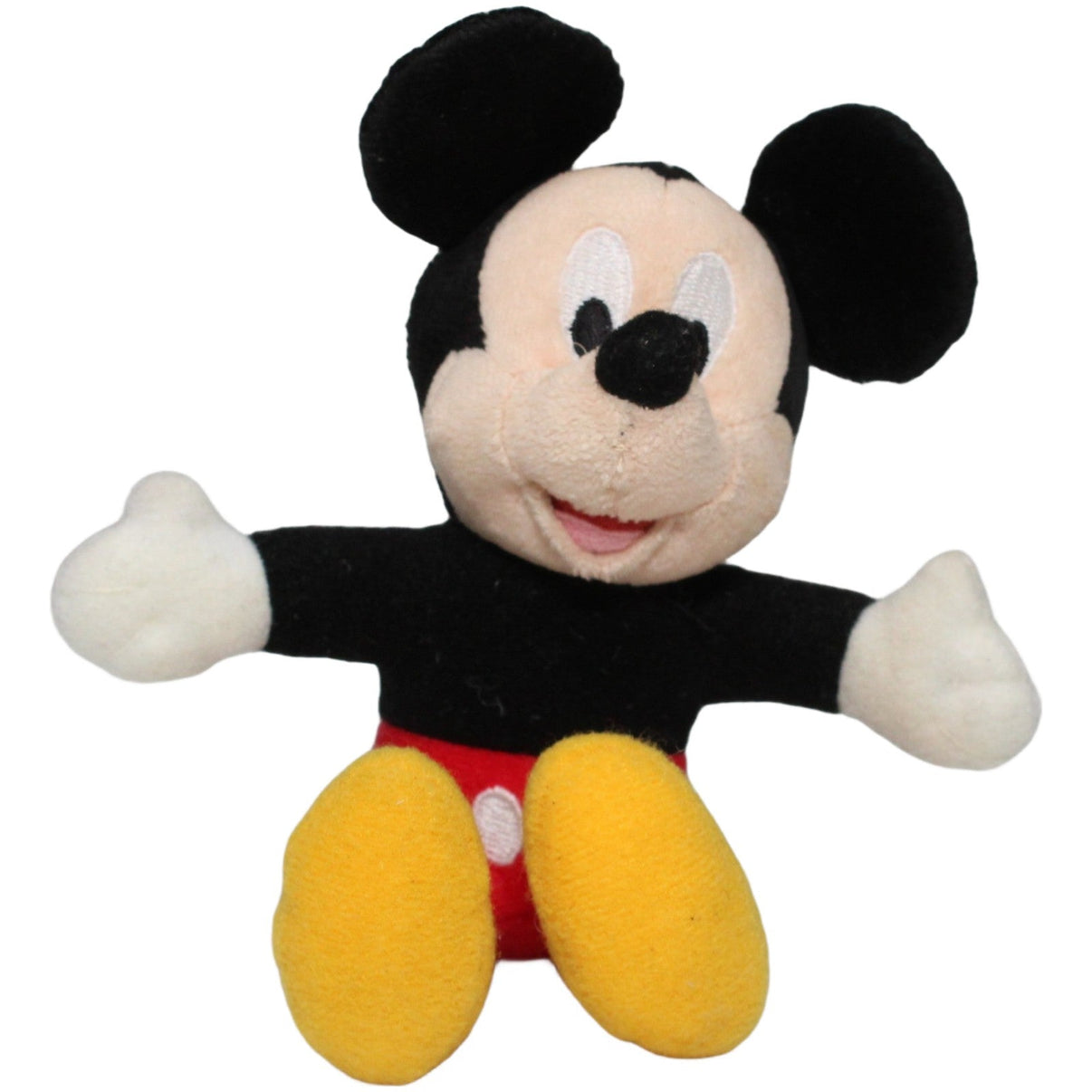 123000025435 Unbekannt Kleiner Disney Micky Maus, sitzend Kuscheltier Kumpel Leo 15cm Charakter ebay-stofftiere