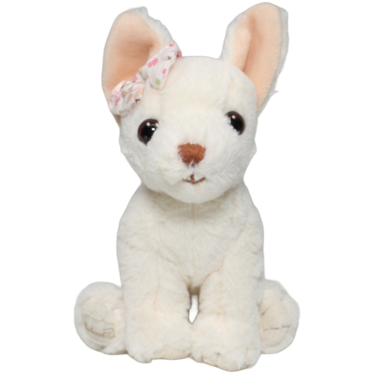 123000025438 Unbekannt Weißer Chihuahua mit Schleife, sitzend Kuscheltier Kumpel Leo 15cm ebay-stofftiere Gebraucht