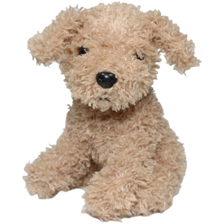 Beiger Hund, sitzend