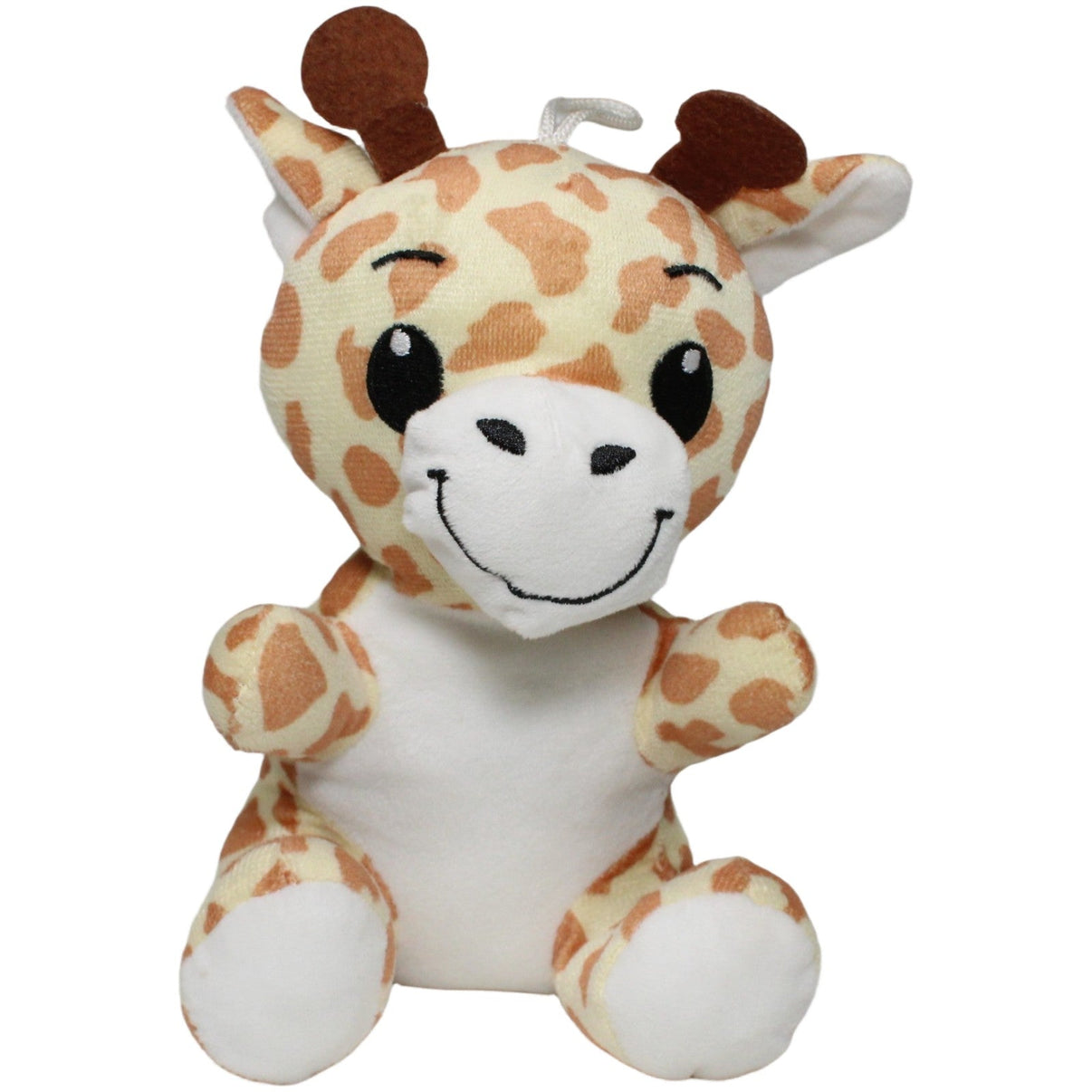 123000025466 TIB Süße Giraffe, sitzend Kuscheltier Kumpel Leo 20cm Beige Braun