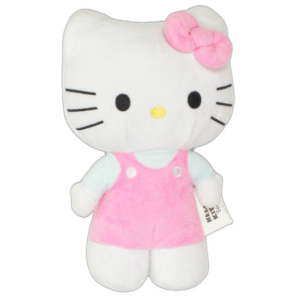Süße Hello Kitty mit pinker Latzhose
