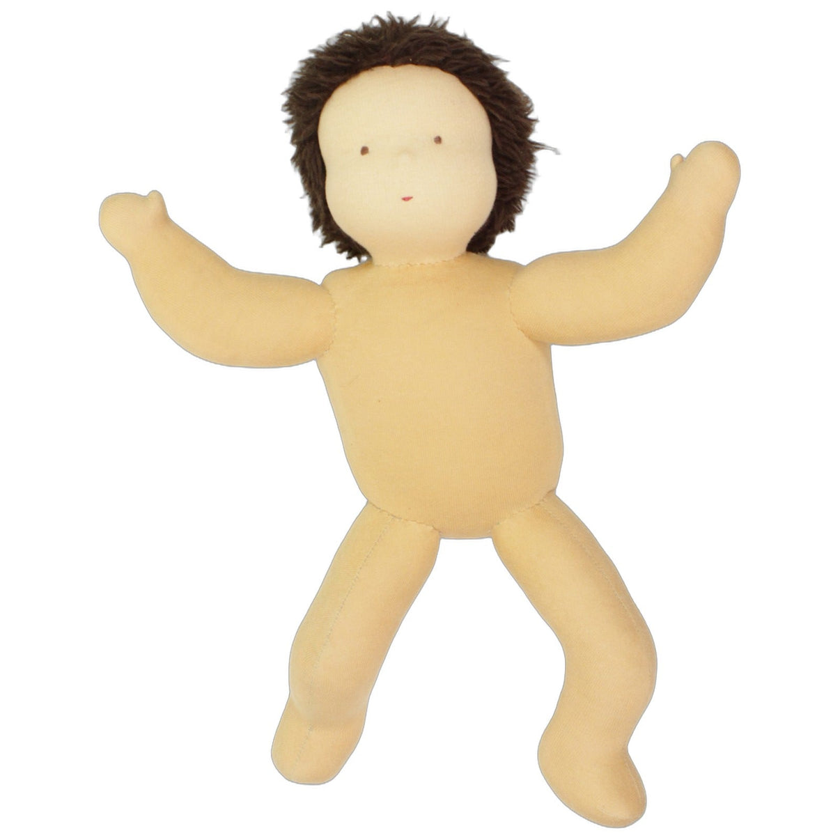 123000025562 Unbekannt XL Stoffpuppe mit braunen Haaren Stoffpuppe Kumpel Leo 50cm Beige Braun