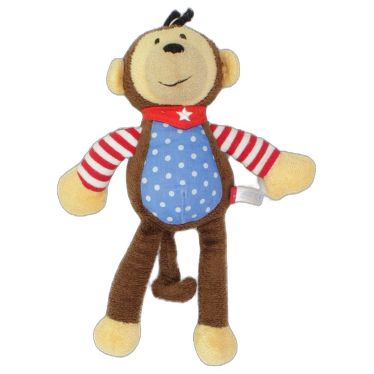123000025630 Die Spiegelburg Brauner Schlenker Affe mit rotem Halstuch Kuscheltier Kumpel Leo 23cm Affe Baby & Kleinkind