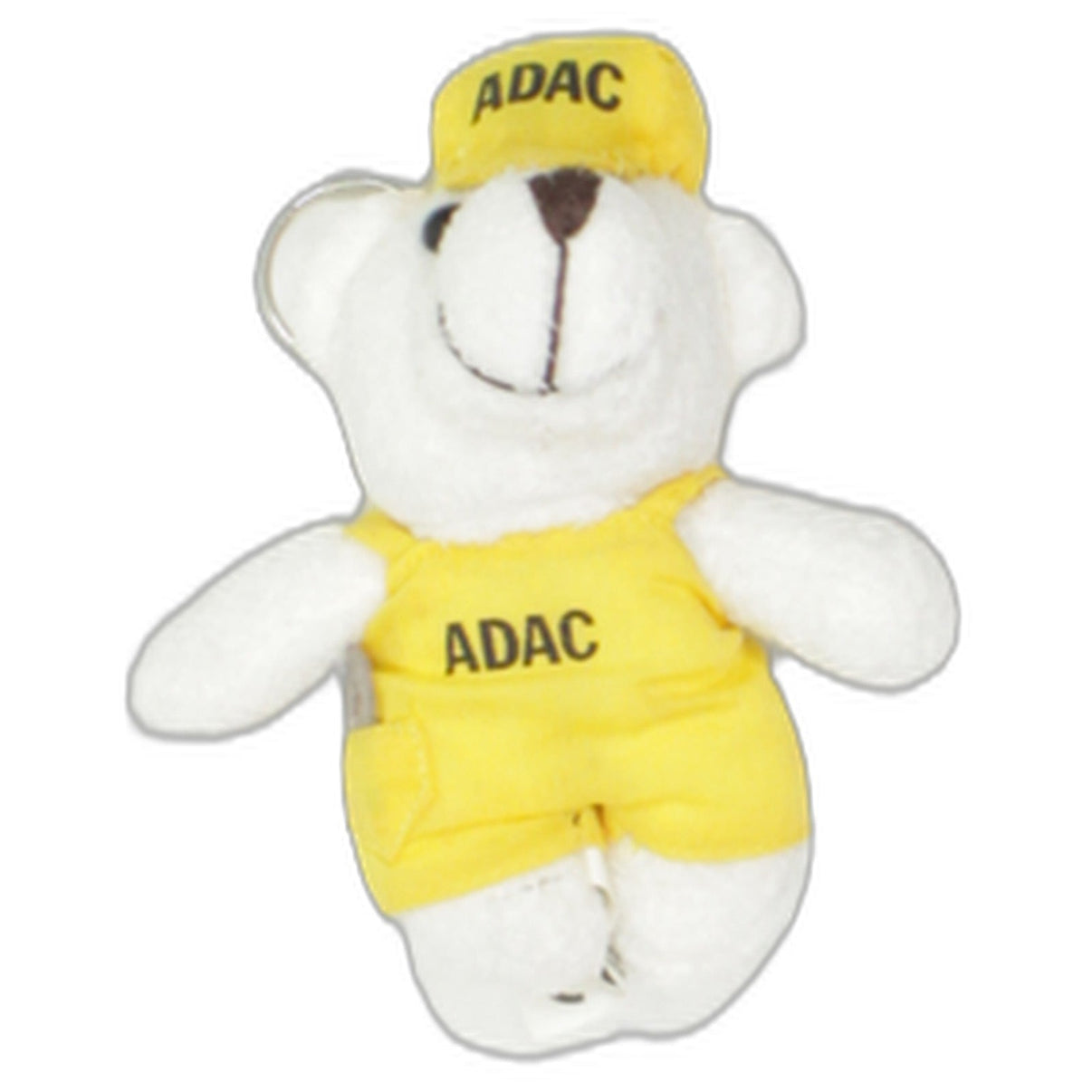 123000025646 ADAC Weißer Bär in ADAC Latzhose & Mütze Schlüsselanhänger Kumpel Leo 12cm Bär ebay-taschen-rucksaecke
