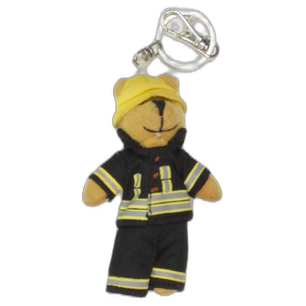 Bär im Feuerwehr-Outfit