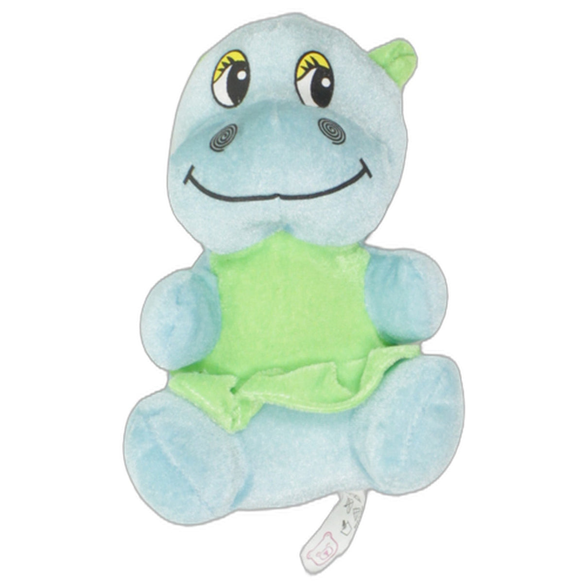 123000025666 Landahl & Baumann Hellblaues Nilpferd mit grünem Bauch Kuscheltier Kumpel Leo 19cm Blau ebay-stofftiere