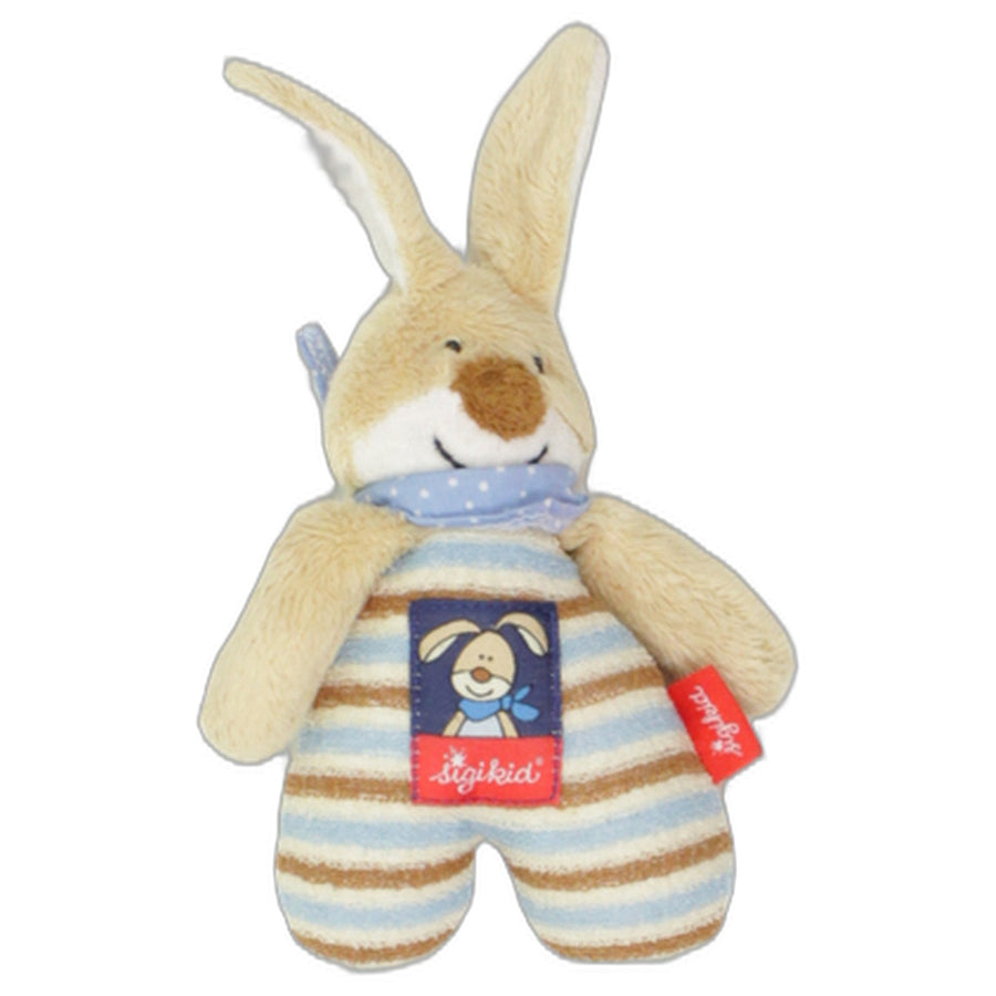 Beiger Hase mit Streifen und Halstuch