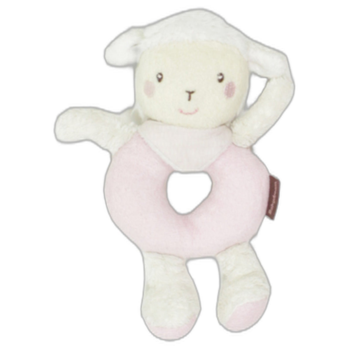 123000025683 Babydream Süßes Lamm, rosa Greifling mit Rassel Kumpel Leo 17cm ebay-baby-sonstiges Gebraucht