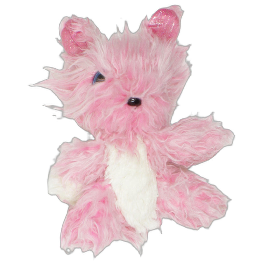 Süßer zotteliger Hund, rosa