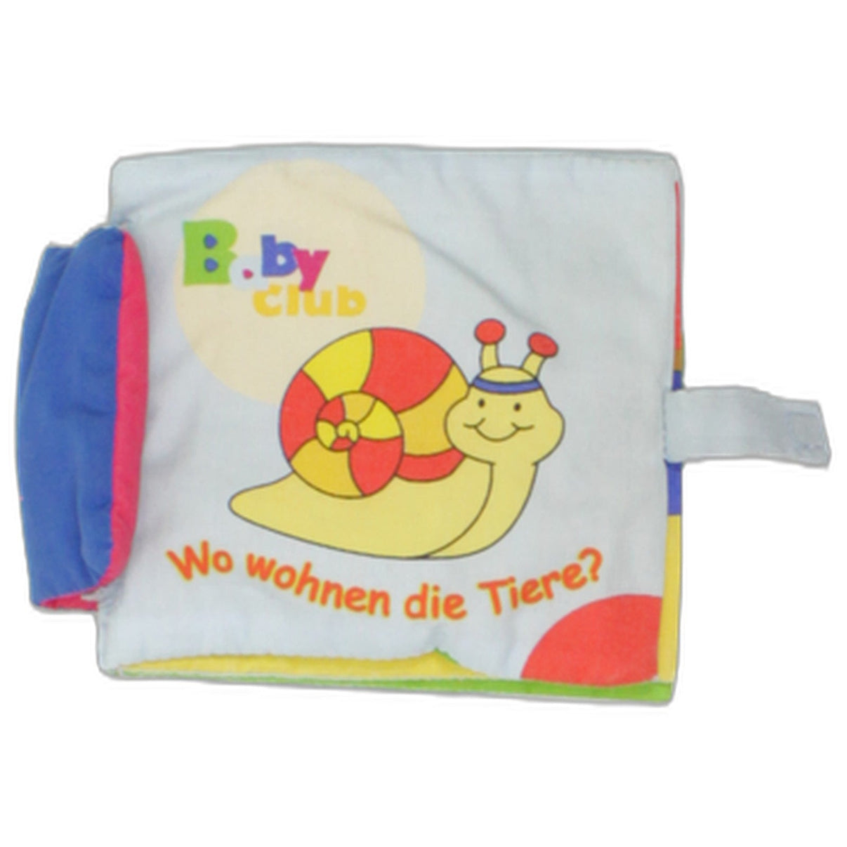 123000025753 Egmont Horizont Verlag Wo wohnen die Tiere? Stoffbuch Kumpel Leo 13cm 2004 _Vintage_