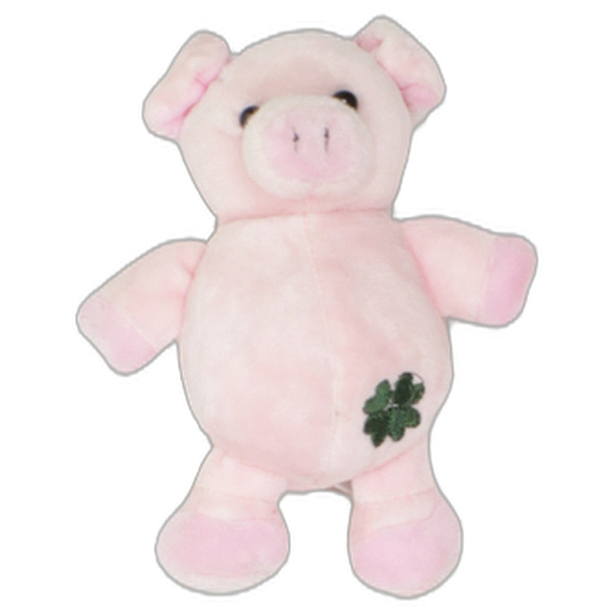 123000025802 Florett Textil Rosa Schwein mit Kleeblatt, klein Kuscheltier Kumpel Leo 15cm ebay-stofftiere Gebraucht