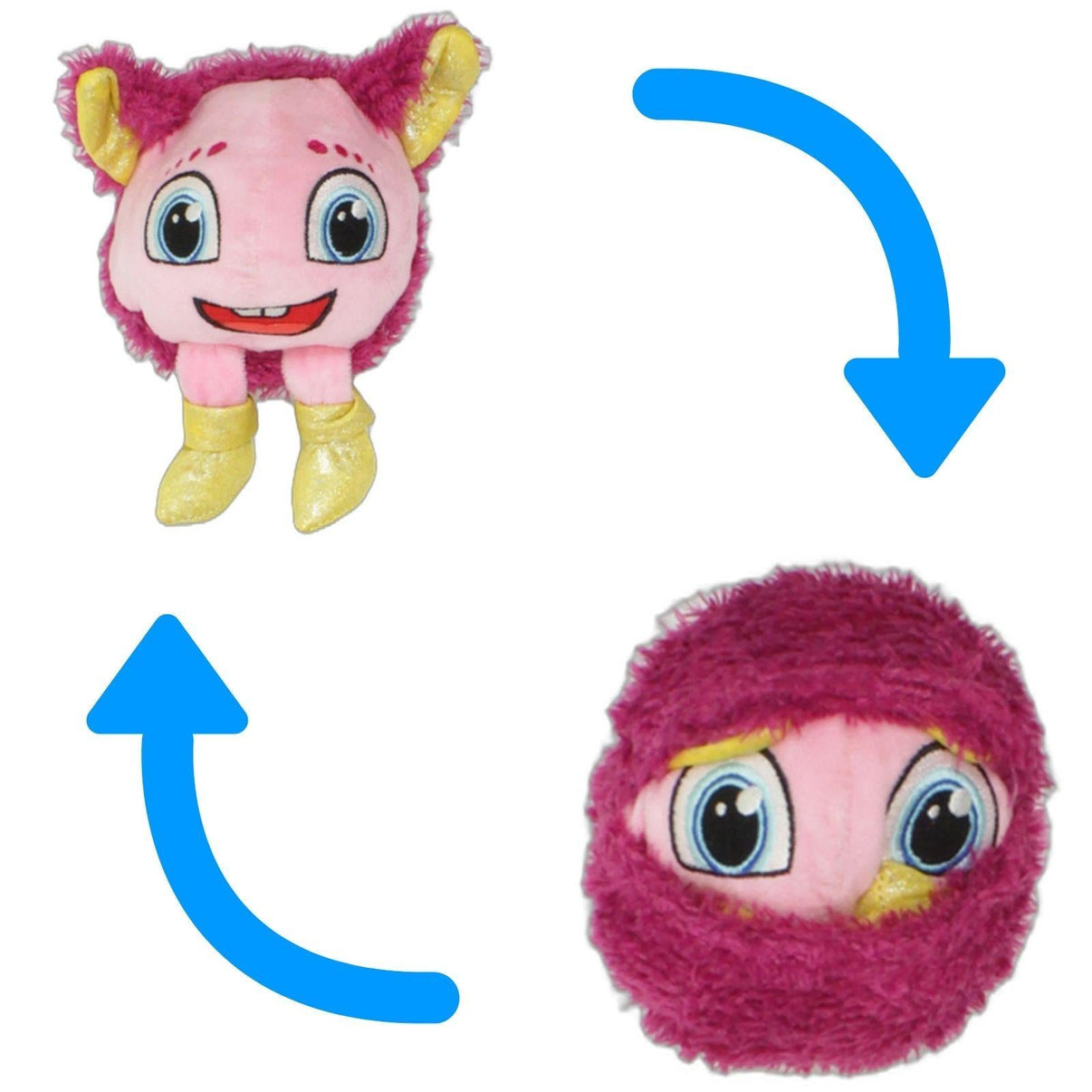 123000025803 Simba Furlocks, pinkes Monster Plüschfigur Kumpel Leo 17cm Charakter ebay-stofftiere