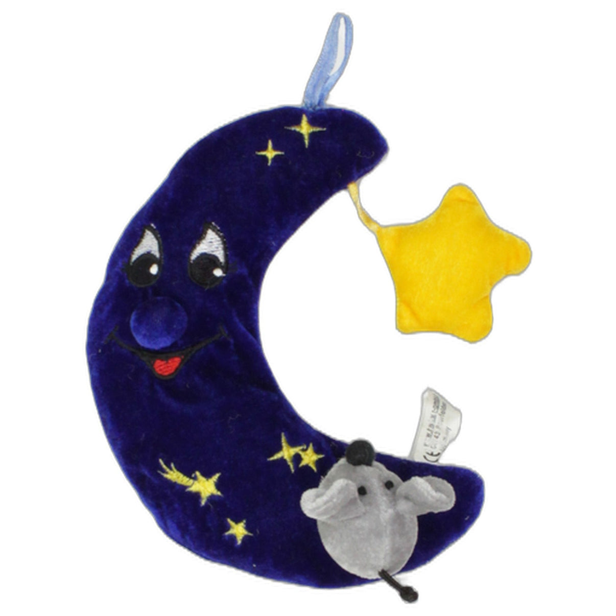 123000025846 W.H. Breimer Dunkelblauer Mond mit Maus und Stern Plüschfigur Kumpel Leo 20cm Blau ebay-stofftiere