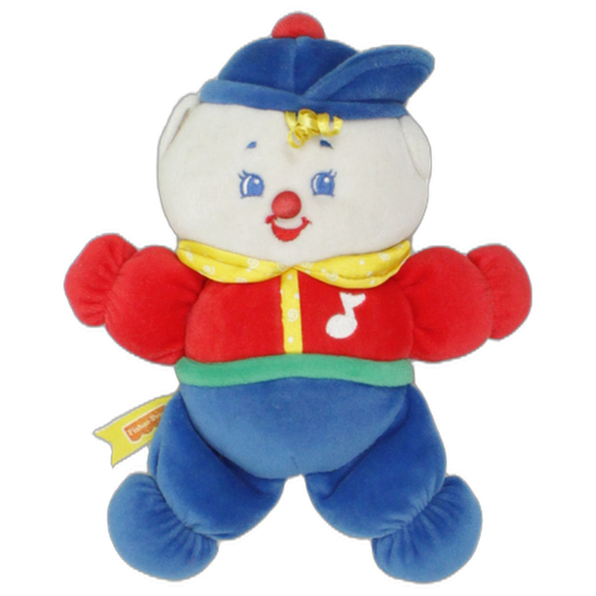123000025859 Fisher-Price Süßer bunter Junge Spieluhr Kumpel Leo 1998 22cm _Vintage_