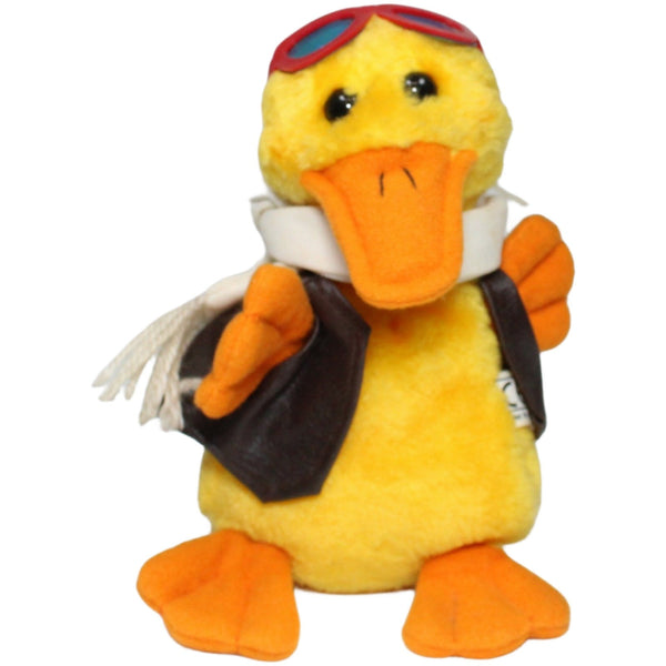 Coole gelbe Ente mit roter Brille