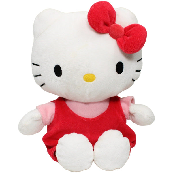 Hello Kitty im roten Overall