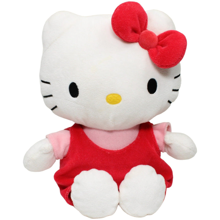 Hello Kitty im roten Overall