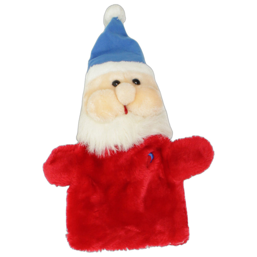 Weihnachtsmann mit blauer Zipfelmütze