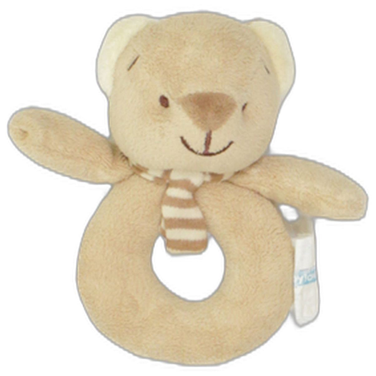 123000025947 Babylove Beiger Teddybär mit Schal Greifling mit Rassel Kumpel Leo 13cm Baby & Kleinkind Beige