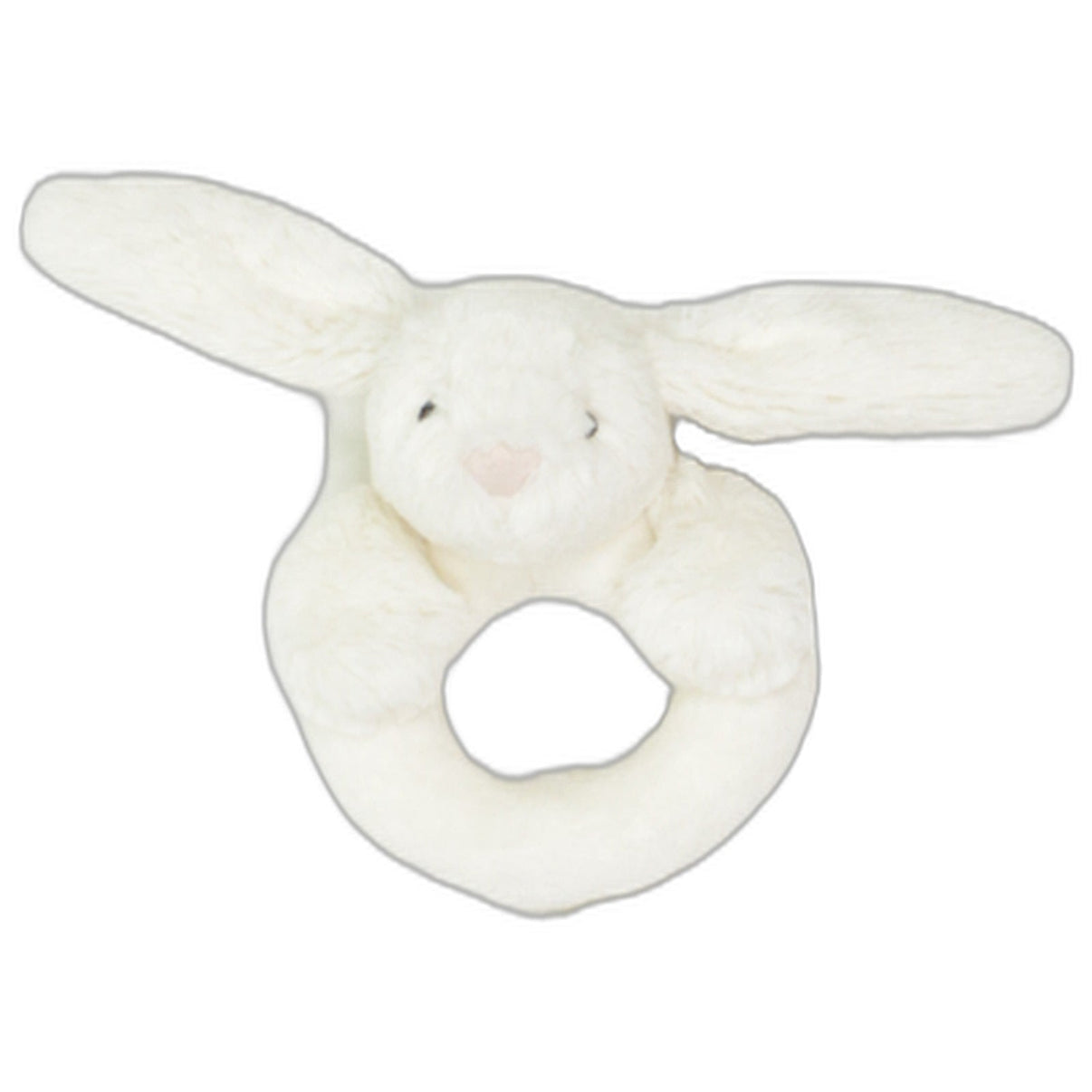 123000025959 Unbekannt Weißer weicher Hase mit langen Ohren Greifling mit Rassel Kumpel Leo 12cm Baby & Kleinkind Beige