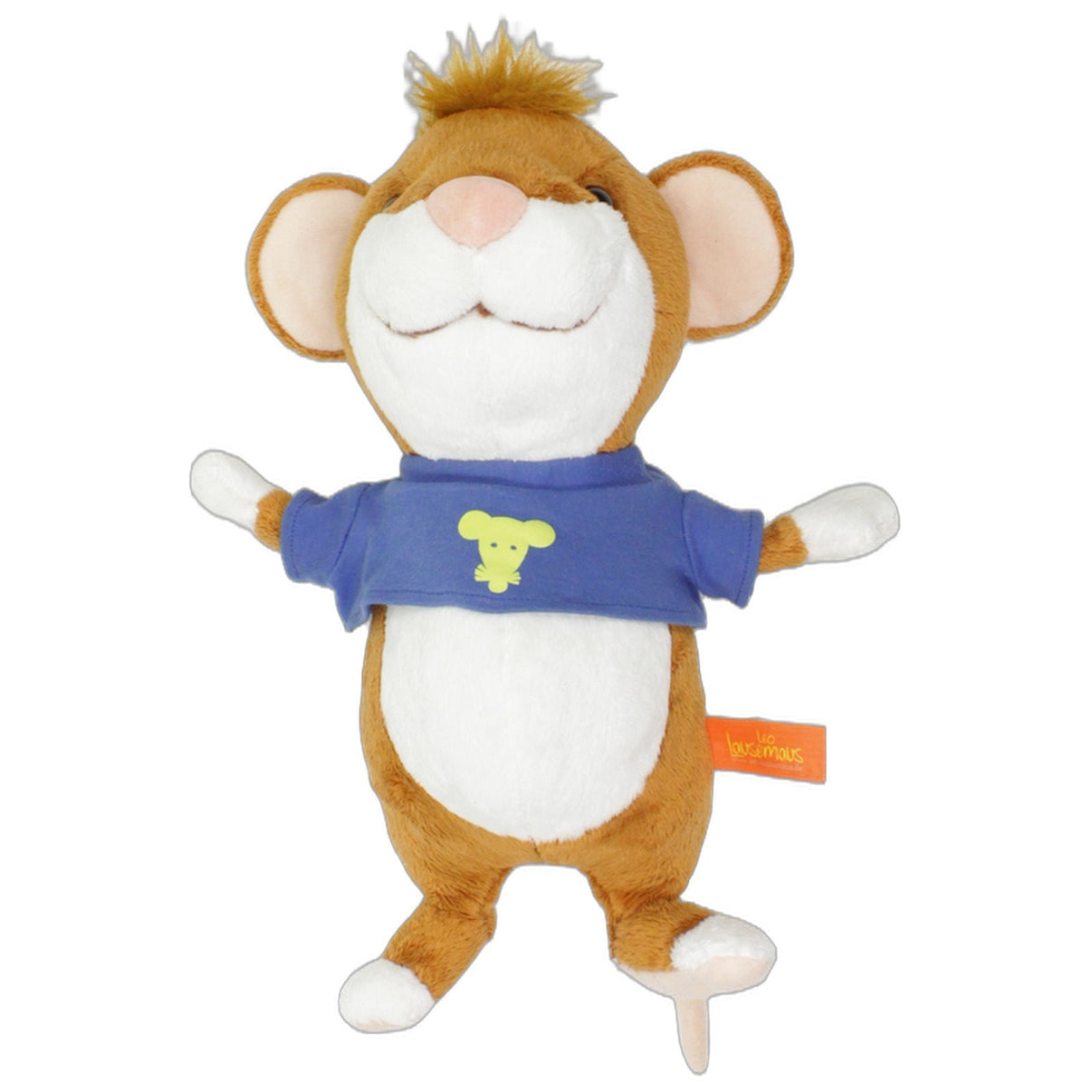 123000025993 Heunec Leo Lausemaus Kuscheltier Kumpel Leo 33cm Blau Braun