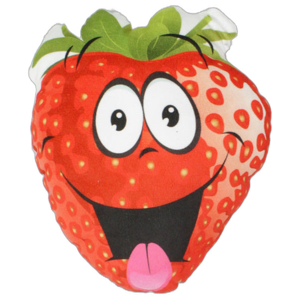 Lustige Erdbeere mit Gesicht
