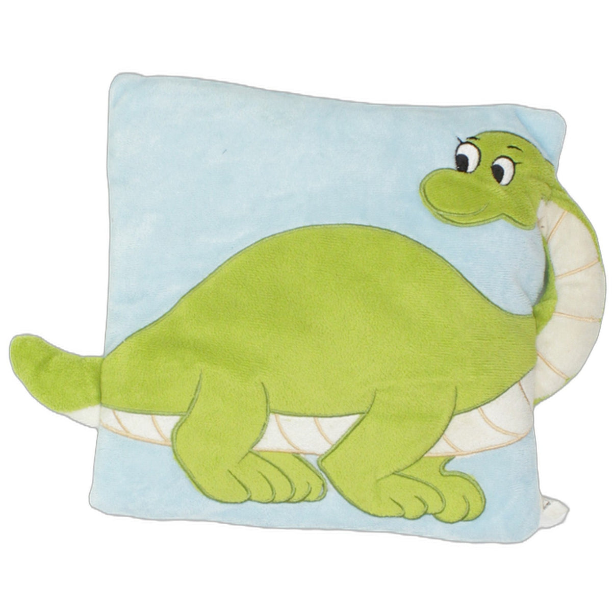 123000026038 ESC-International Toys Volksbank, Süßer Langhalsdinosaurier Kissen Kumpel Leo 25cm Beige Blau