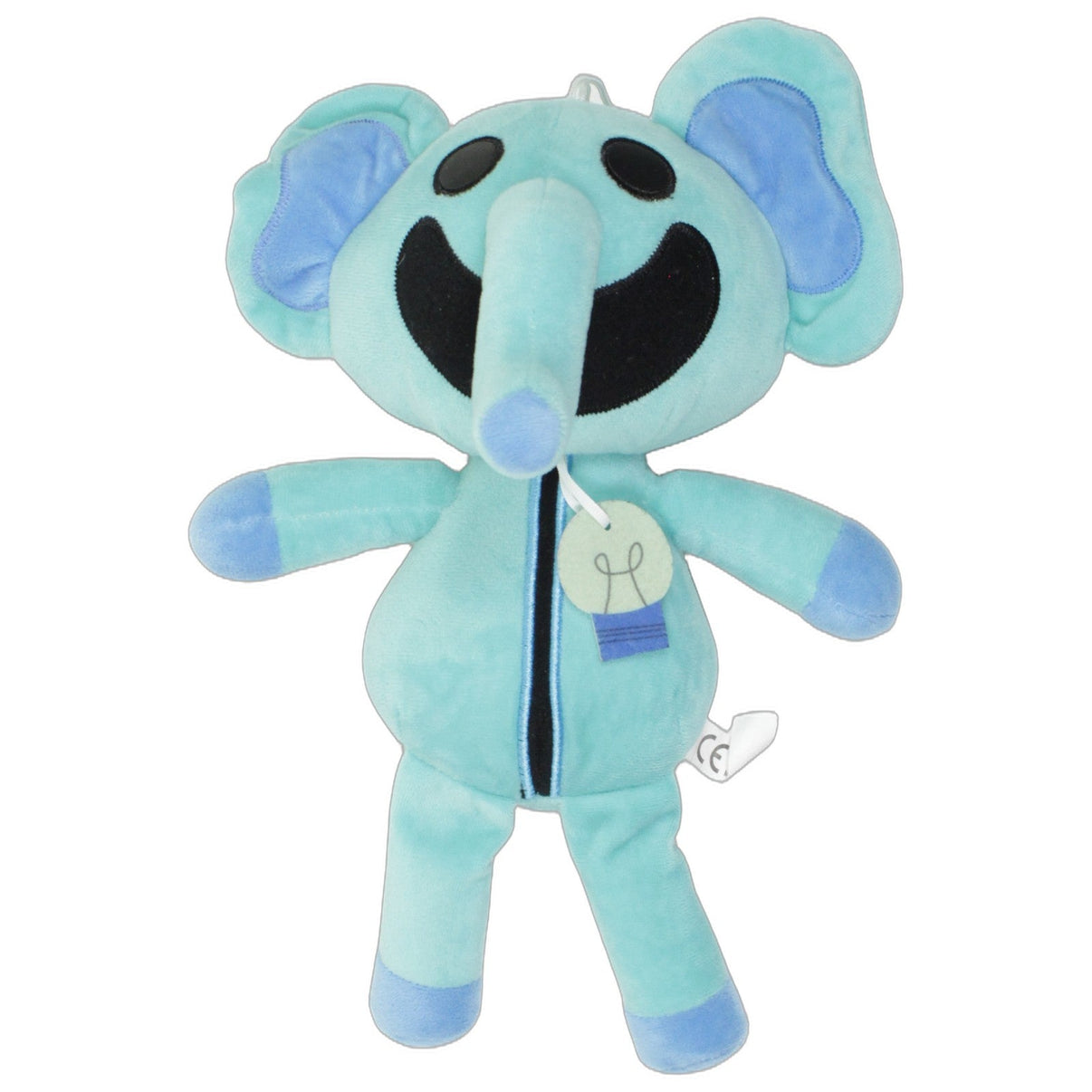 123000026059 Unbekannt Türkiser Elefant mit Glühbirne Kuscheltier Kumpel Leo 33cm Blau ebay-stofftiere