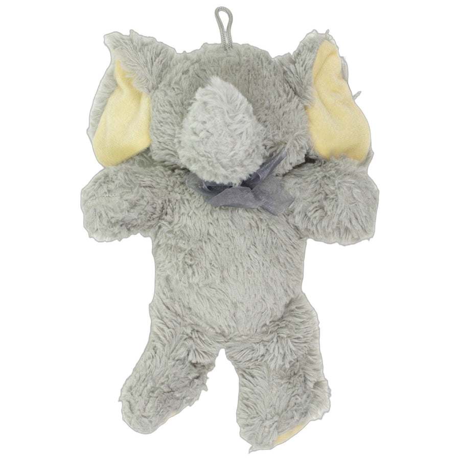 Grauer Schlenker-Elefant mit blauer Schleife