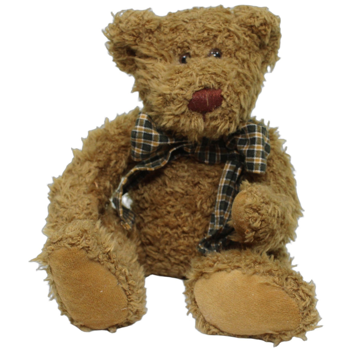 123000026115 Bambia Brauner Bär mit Schleife, sitzend Kuscheltier Kumpel Leo 25cm Braun ebay-stofftiere