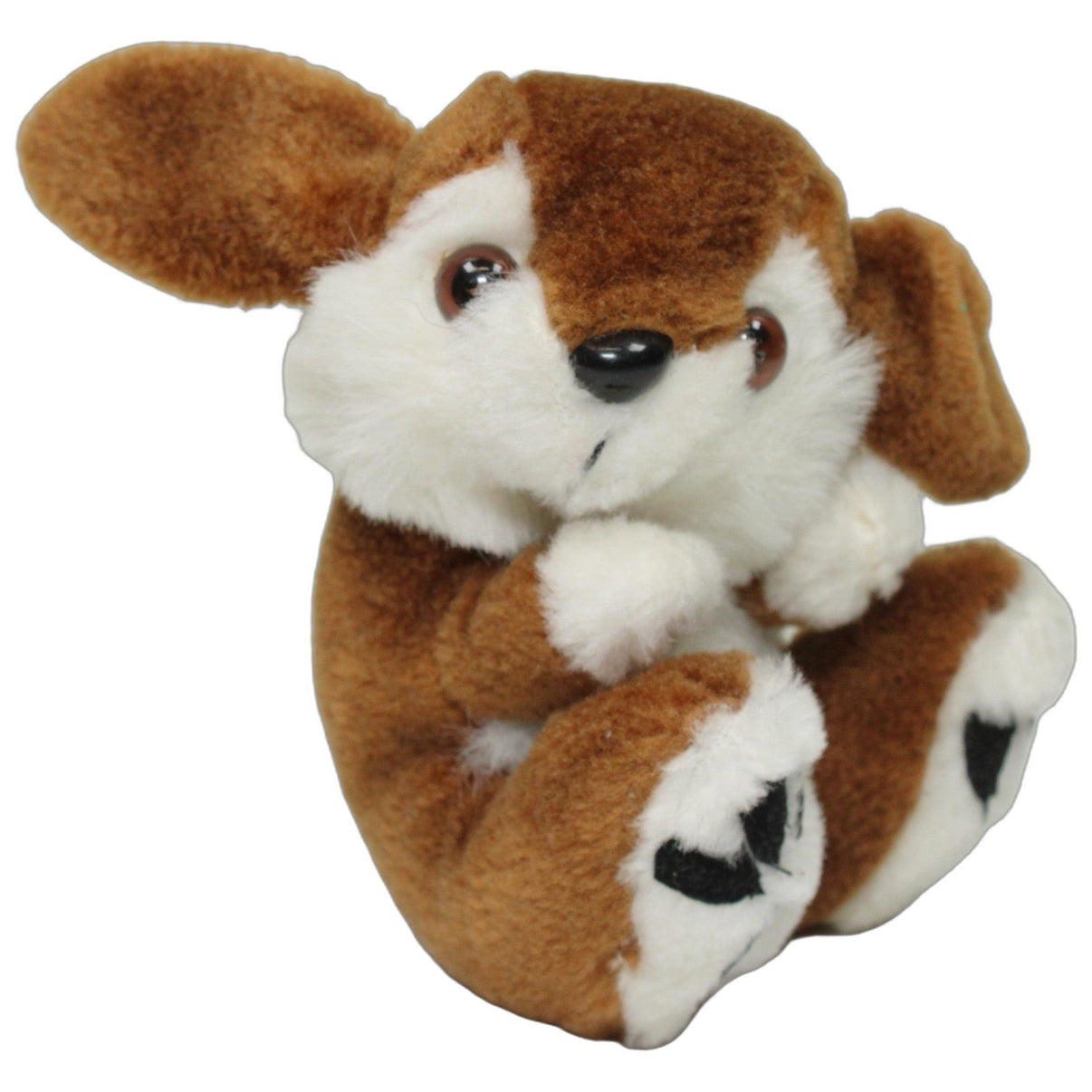 123000026131 Paul Import Braun-weißes Kaninchen, sitzend Kuscheltier Kumpel Leo 14cm Braun ebay-stofftiere