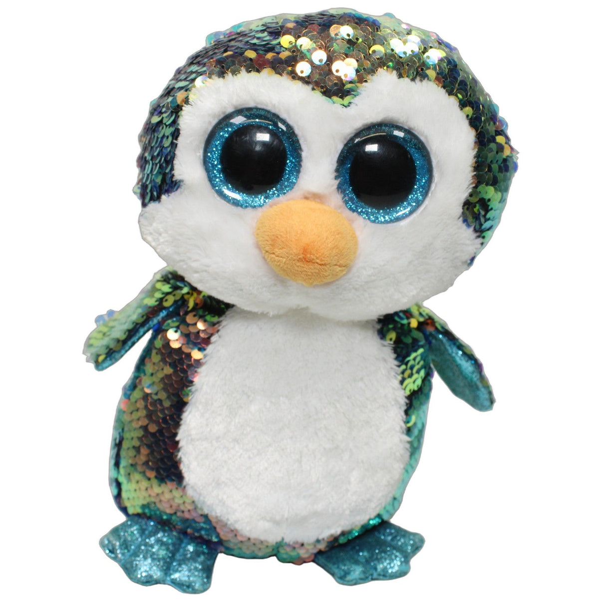123000026147 TY Pinguin Payton mit Pailletten Kuscheltier Kumpel Leo 24cm ebay-stofftiere Gebraucht