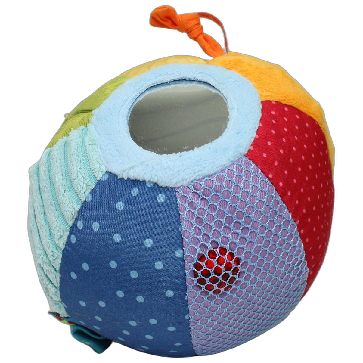 123000026166 HABA Entdeckerball Kunterbunt Ball mit Rassel Kumpel Leo 14cm Baby & Kleinkind Ball mit Rassel