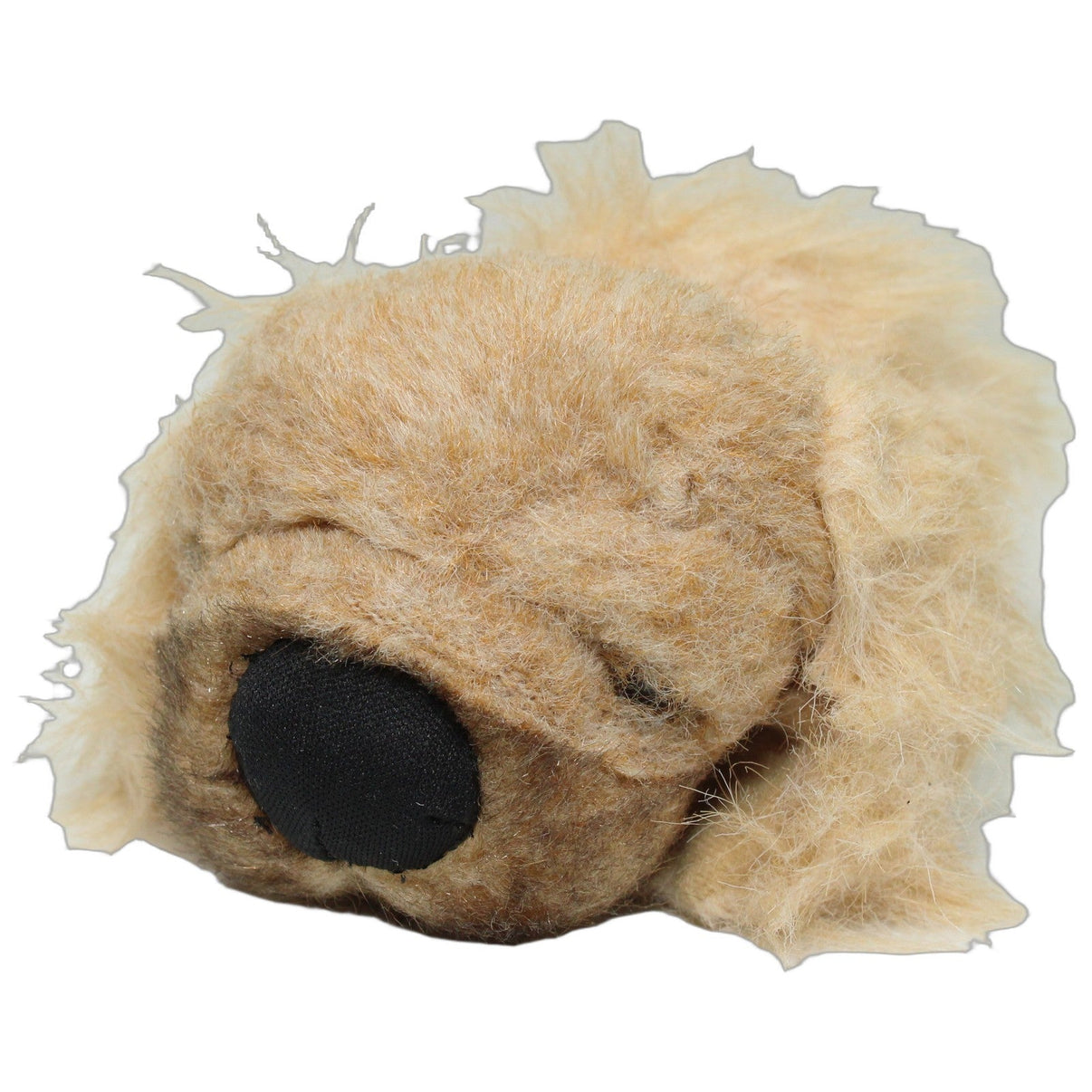 123000026175 Eaglemoss The Dog Collection, kleiner beiger Hund mit orangem Halsband Kuscheltier Kumpel Leo 14cm Beige Braun