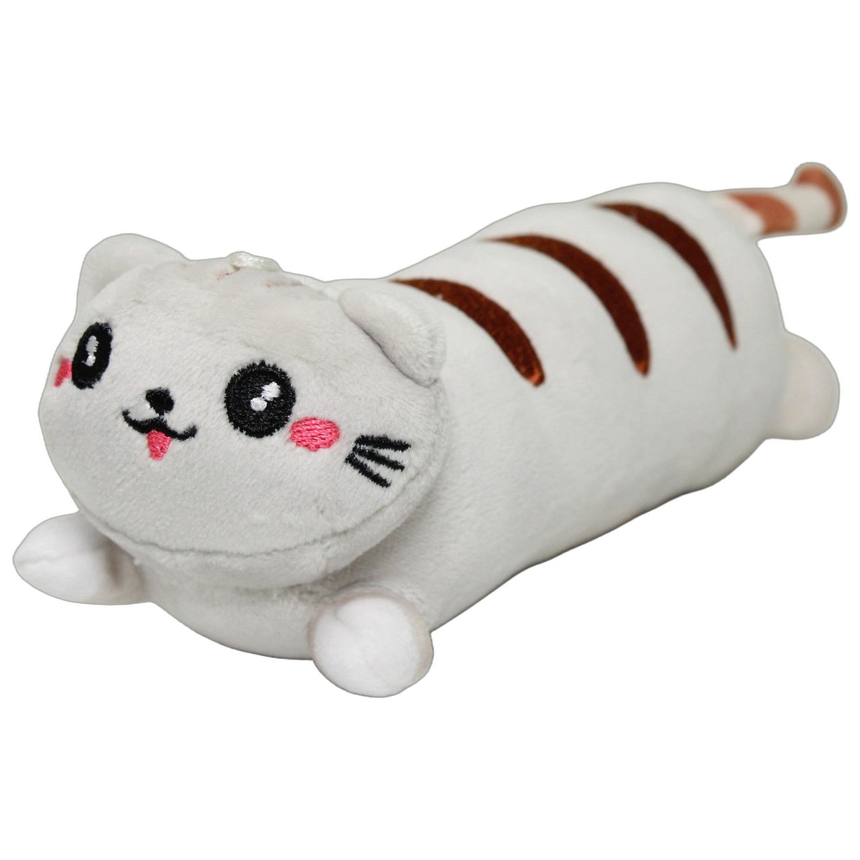 123000026214 Unbekannt Lange graue Katze Kuscheltier Kumpel Leo 19cm Braun ebay-stofftiere