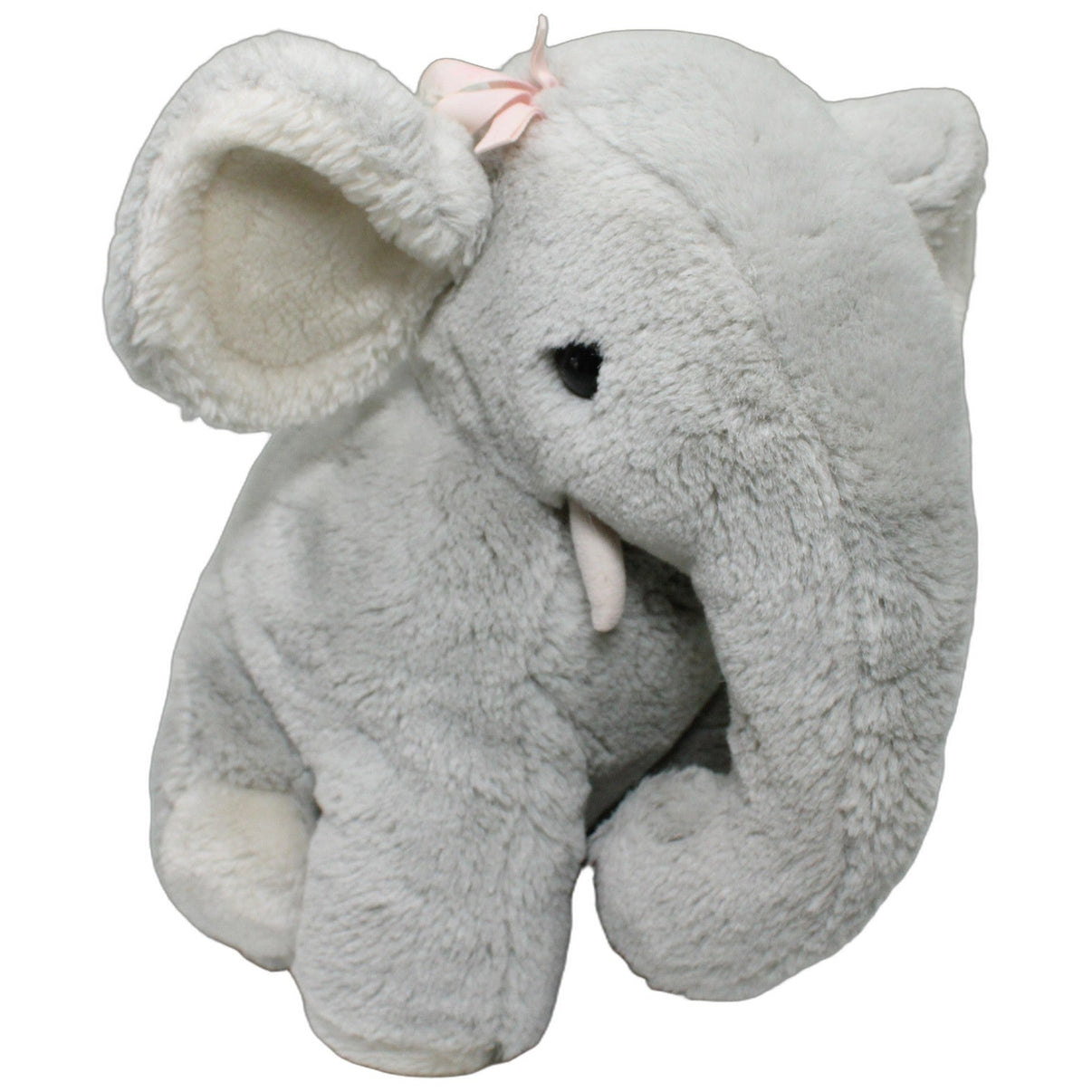 123000026222 Unbekannt Süßer Elefant mit rosa Schleife Kuscheltier Kumpel Leo 27cm ebay-20-stofftiere Elefant