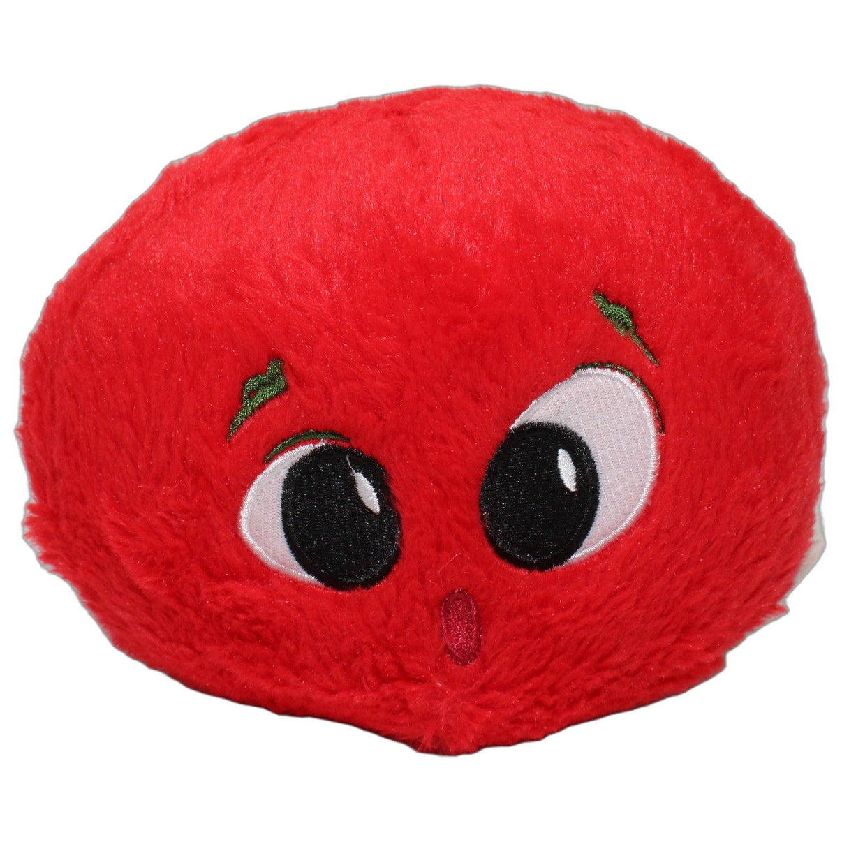123000026246 Kaufmann Werbegeschenke Ball mit Augen & Mund, rot Plüschfigur Kumpel Leo Form Gebraucht Plüschfigur